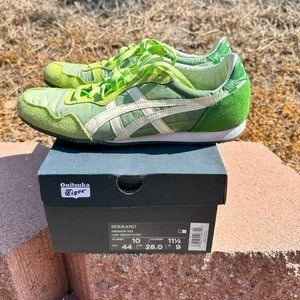 Onitsuka Tiger Serrano Men's US Size 10 Lime Green Ivory